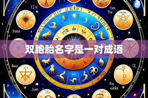 双胞胎名字是一对成语