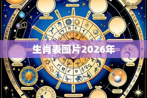 生肖表图片2026年