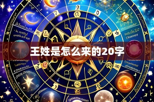 王姓是怎么来的20字
