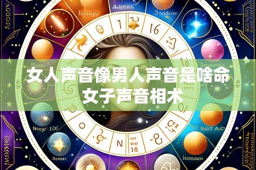 女人声音像男人声音是啥命 女子声音相术