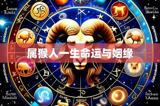 属猴人一生命运与姻缘