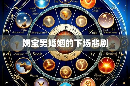 妈宝男婚姻的下场悲剧
