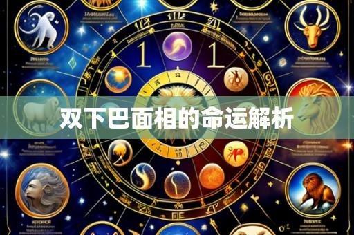 双下巴面相的命运解析
