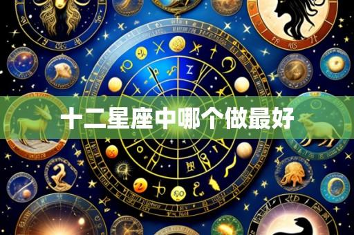 十二星座中哪个做最好