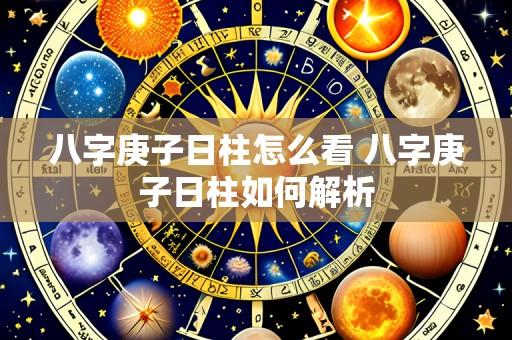 八字庚子日柱怎么看 八字庚子日柱如何解析