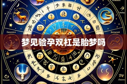 梦见验孕双杠是胎梦吗