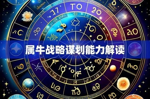 属牛战略谋划能力解读