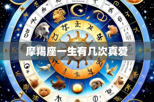 摩羯座一生有几次真爱