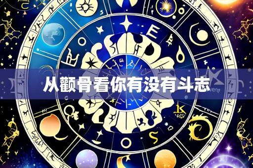 从颧骨看你有没有斗志