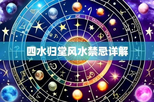四水归堂风水禁忌详解