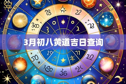 3月初八黄道吉日查询