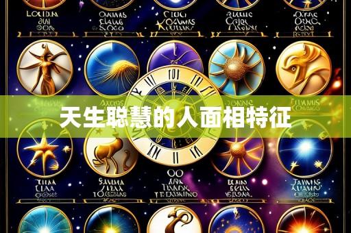 天生聪慧的人面相特征
