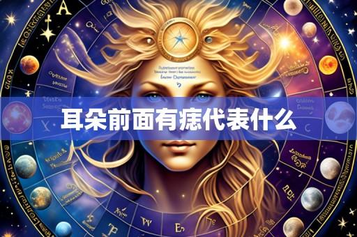 耳朵前面有痣代表什么