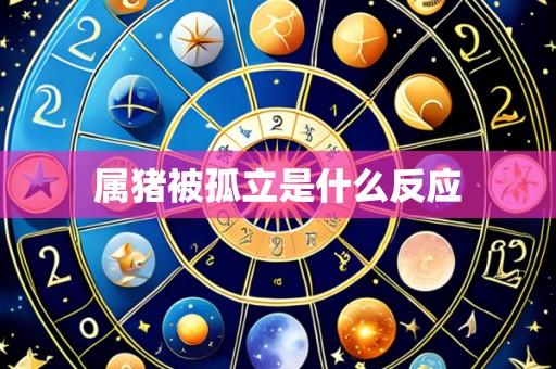 属猪被孤立是什么反应