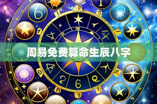 周易免费算命生辰八字