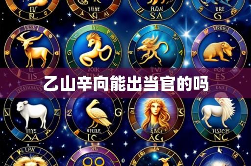 乙山辛向能出当官的吗