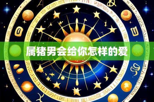 属猪男会给你怎样的爱