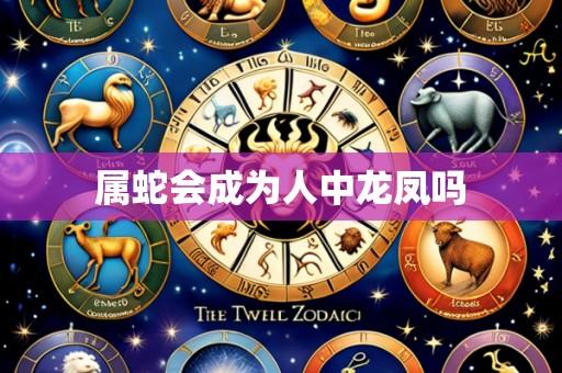 属蛇会成为人中龙凤吗