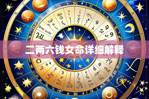 二两六钱女命详细解释