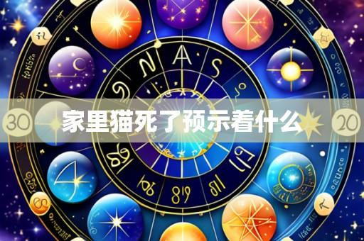 家里猫死了预示着什么