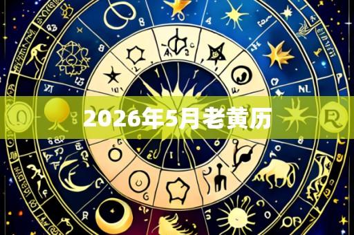 2026年5月老黄历