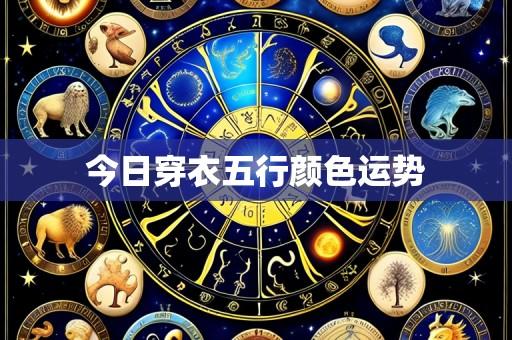 今日穿衣五行颜色运势