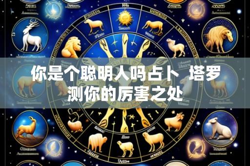 你是个聪明人吗占卜 塔罗测你的厉害之处