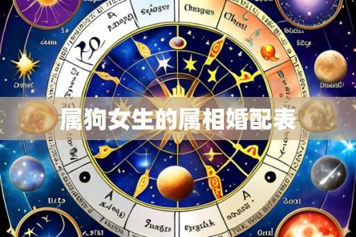 属狗女生的属相婚配表