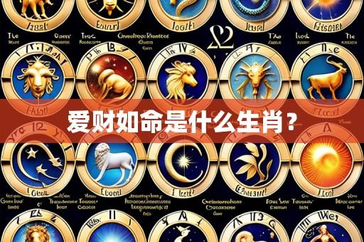 爱财如命是什么生肖?