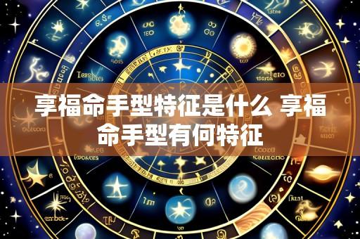 享福命手型特征是什么 享福命手型有何特征