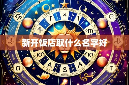 新开饭店取什么名字好