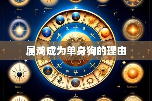 属鸡成为单身狗的理由