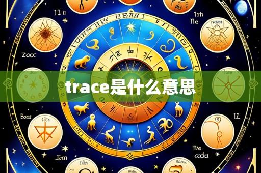 trace是什么意思