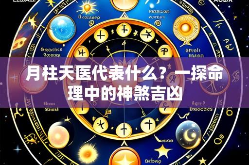 月柱天医代表什么?一探命理中的神煞吉凶