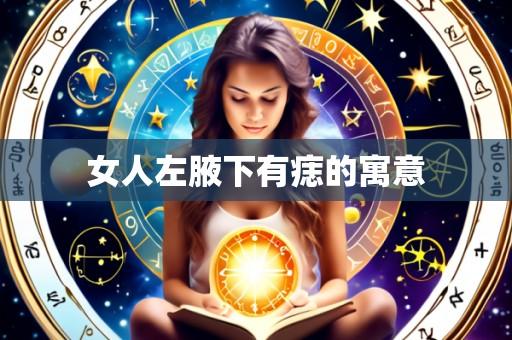 女人左腋下有痣的寓意