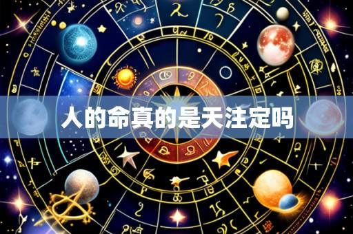 人的命真的是天注定吗