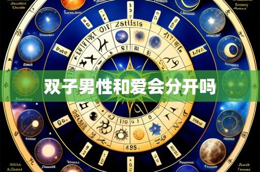 双子男性和爱会分开吗