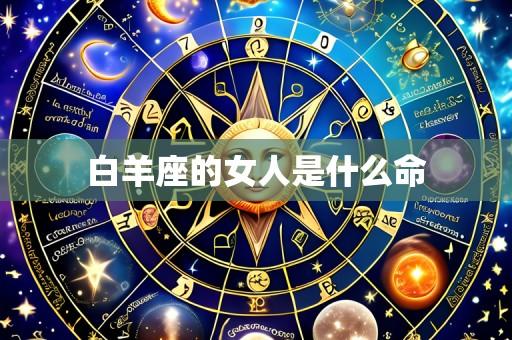 白羊座的女人是什么命