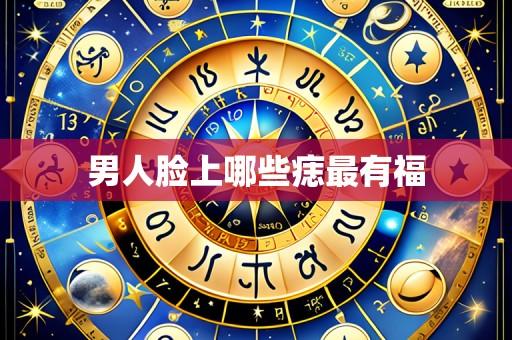 男人脸上哪些痣最有福