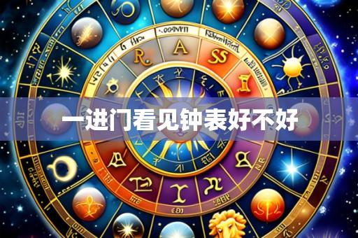 一进门看见钟表好不好