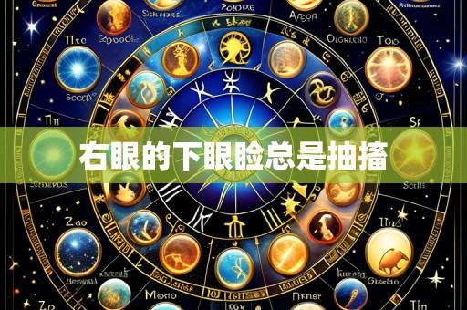 右眼的下眼睑总是抽搐
