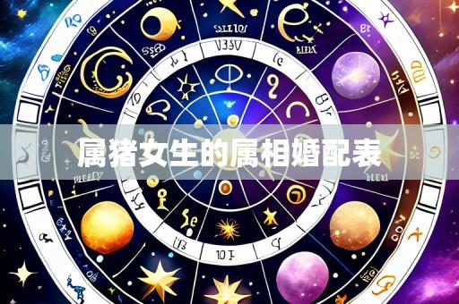 属猪女生的属相婚配表