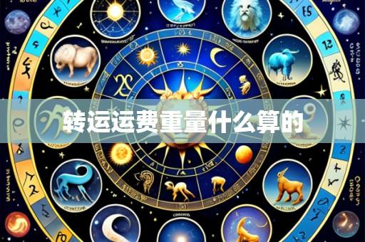 转运运费重量什么算的