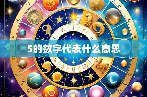 5的数字代表什么意思