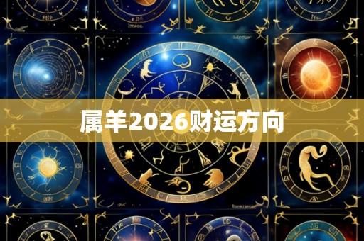 属羊2026财运方向