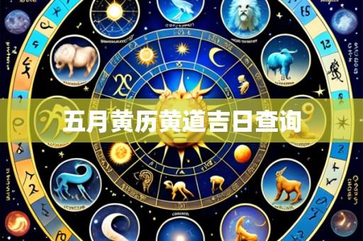 五月黄历黄道吉日查询