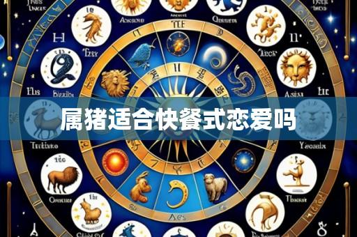 属猪适合快餐式恋爱吗