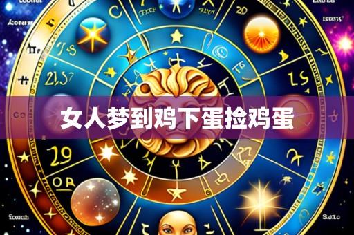 女人梦到鸡下蛋捡鸡蛋