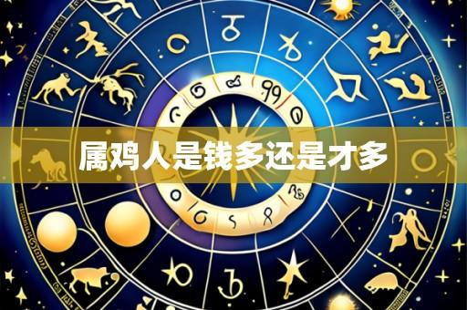 属鸡人是钱多还是才多
