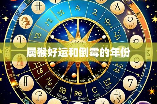 属猴好运和倒霉的年份